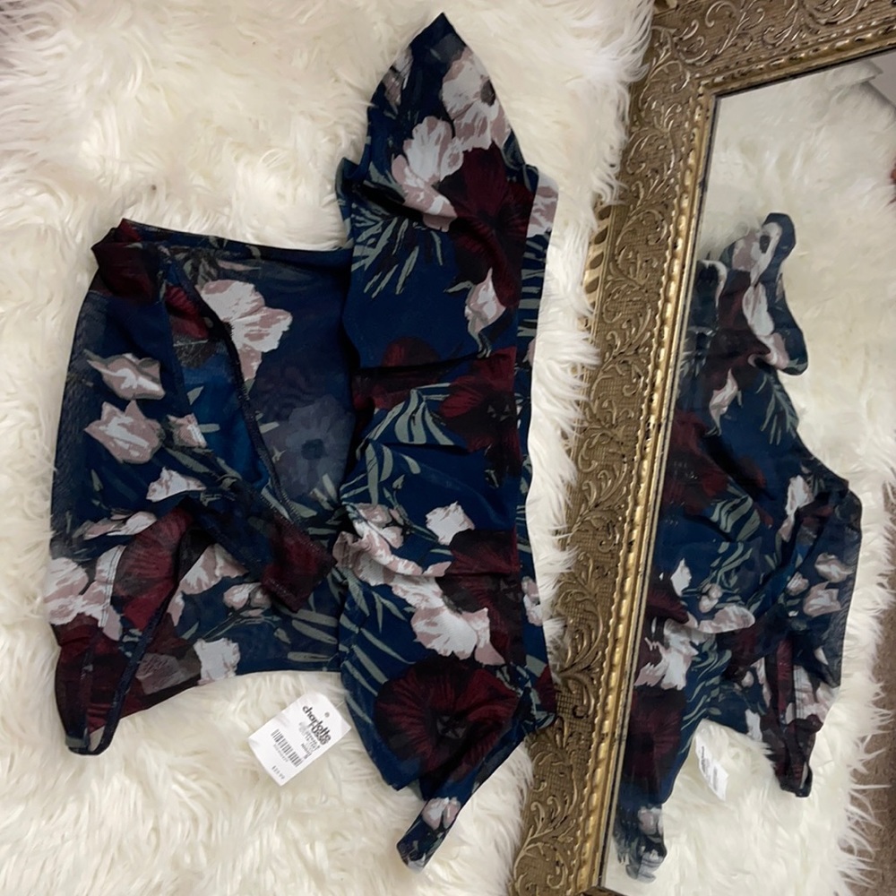 Off shoulder bodysuit top